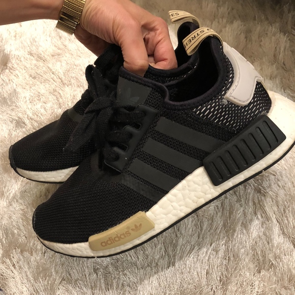adidas nmd black and tan